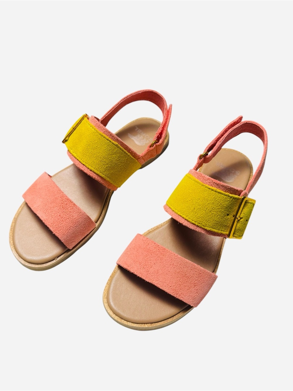 NWT New Sorel Ella III Slingback Flat Sandal In Coral Blossom Size 6 - Picture 3 of 9